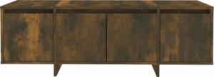 vidaXL vidaXL Szafka pod TV, przydymiony dąb, 120x30x40,5 cm, płyta wiórowa 6