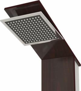 Zestaw prysznicowy vidaXL vidaXL Panel prysznicowy, szklany, brązowy 5