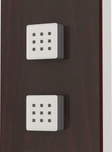 Zestaw prysznicowy vidaXL vidaXL Panel prysznicowy, szklany, brązowy 8