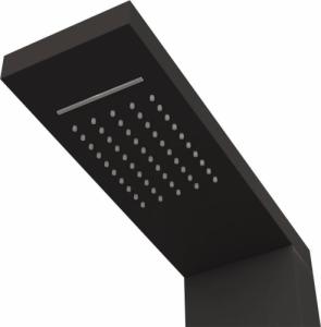 Zestaw prysznicowy vidaXL vidaXL Panel prysznicowy, aluminiowy, czarny 6