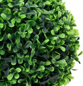vidaXL Kule ze sztucznego bukszpanu w doniczce, 2 szt., zielone, 37 cm 4