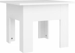 vidaXL vidaXL Stolik kawowy, biały, 55x55x42 cm, płyta wiórowa 2