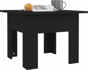 vidaXL Stolik kawowy, czarny, 55x55x42 cm, płyta wiórowa 4