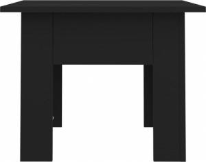 vidaXL Stolik kawowy, czarny, 55x55x42 cm, płyta wiórowa 5