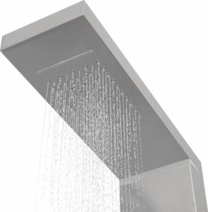 Zestaw prysznicowy vidaXL vidaXL Panel prysznicowy ze stali nierdzewnej, kwadratowy 3