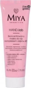 Miya Miya Cosmetics HAND.lab skoncentrowana maska do rąk z kompleksem olejków 40% 50ml 1