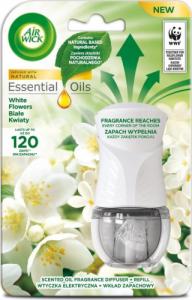 Air Wick Air Wick Essential Oils elektryczny odświeżacz powietrza i wkład Białe Kwiaty 19ml 1