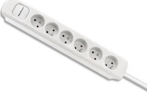 Listwa zasilająca Qoltec 6 gniazd 1.8 m biała (1_819457) 3