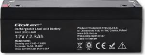 Qoltec Akumulator AGM Qoltec 12V 2.3Ah HQ (53064) 2