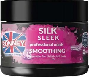 Ronney Silk Sleek Professional Mask Smoothing wygładzająca maska do włosów cienkich i matowych 300ml 1
