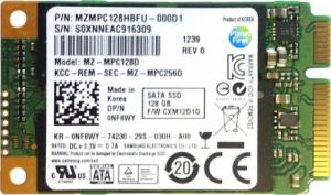 Samsung Dysk SSD / Samsung MPC128D / 128 GB / mSATA 1