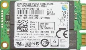 Samsung Dysk SSD / Samsung PM851 (MZ-MTE256D) / 256 GB / mSATA 1