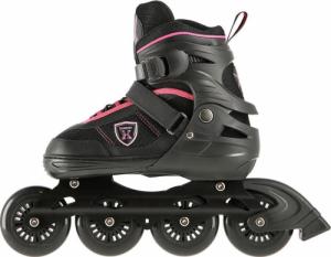 Rolki Nils Extreme NA19088 rekreacyjne regulowane czarne r. 31-34 2