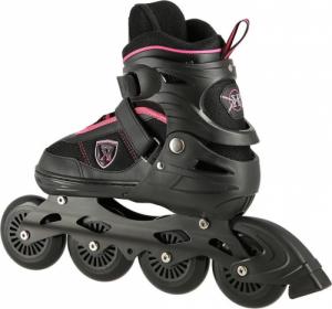 Rolki Nils Extreme NA19088 rekreacyjne regulowane czarne r. 31-34 4