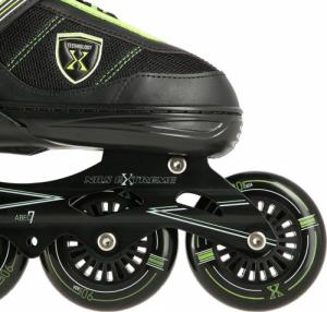 Rolki Nils Extreme NA19088 rekreacyjne regulowane czarne r. 35-38 5