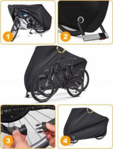 Fit4Med Pokrowiec Na Rower Skuter Motor Wodoodporny Duży 4