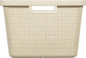 Kosz na pranie Curver Kosz do Magla Łazienkowy JUTE 46L w Kremowym kolorze 2