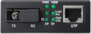 Konwerter światłowodowy Digitus Bidirekcjonalny, Gigabit Media Converter, RJ45/SC, 20km (DN-82122) 2