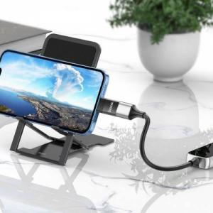 Adapter USB Hoco UA17 USB-A - Lightning Czarny  (6931474761989 [17891835]) 8