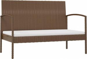 vidaXL vidaXL 16-cz. zestaw wypoczynkowy do ogrodu, z poduszkami, brązowy 3