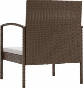 vidaXL vidaXL 16-cz. zestaw wypoczynkowy do ogrodu, z poduszkami, brązowy 8