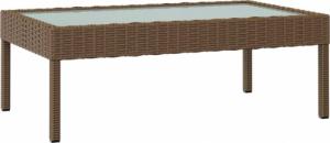 vidaXL vidaXL 16-cz. zestaw wypoczynkowy do ogrodu, z poduszkami, brązowy 9