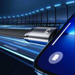 Kabel USB WK Design USB-A - USB-C 1.3 m Czarny (6941027620342) 3