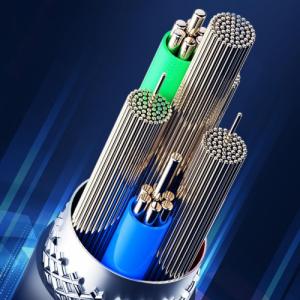 Kabel USB WK Design USB-A - USB-C 1.3 m Czarny (6941027620342) 6