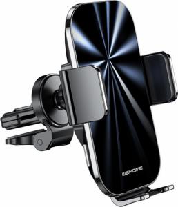 WK Design WK Design Captain Series Aurora bezprzewodowa ładowarka 15W uchwyt samochodowy z regulowanym ramieniem na szybę i deskę rozdzielczą oraz nawiew czarny (WP-U203) 2