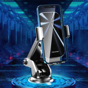 WK Design WK Design Captain Series Aurora bezprzewodowa ładowarka 15W uchwyt samochodowy z regulowanym ramieniem na szybę i deskę rozdzielczą oraz nawiew czarny (WP-U203) 7