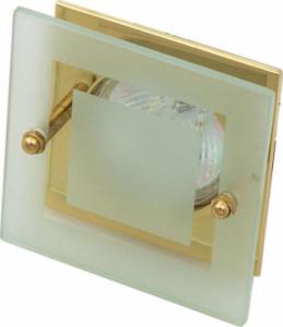 Candellux Oprawa stropowa szklana kwadrat złota SZ-05 2219604 1