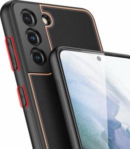 Dux Ducis Dux Ducis Yolo eleganckie etui pokrowiec ze skóry ekologicznej Samsung Galaxy S21 FE czarny 7