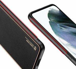 Dux Ducis Dux Ducis Yolo eleganckie etui pokrowiec ze skóry ekologicznej Samsung Galaxy S21 FE czarny 8