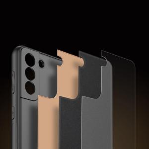 Dux Ducis Dux Ducis Yolo eleganckie etui pokrowiec ze skóry ekologicznej Samsung Galaxy S21 FE czarny 10