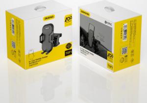 Dudao Dudao zaciskowy uchwyt samochodowy do telefonu na szybę kokpit czarny (TGF1) 5