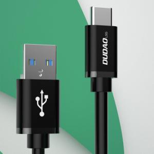 Kabel USB Dudao USB-A - USB-C 1 m Czarny (6973687242273) 7