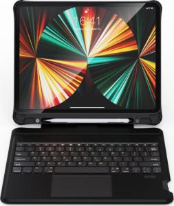 Choetech Choetech Keyboard Case etui pokrowiec do iPad Pro 12,9" bezprzewodowa klawiatura Bluetooth czarny (BH-015) 8