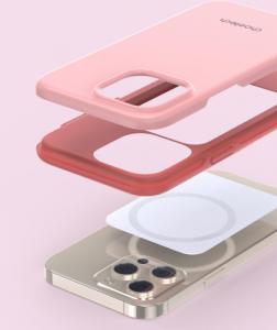 Choetech Choetech MFM Anti-drop case etui do iPhone 13 Pro Max różowy (PC0114-MFM-PK) 2