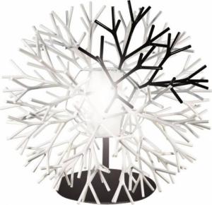 Lampa stołowa Candellux Lampka stołowa drzewko czarno-biała E27 60W Coral 41-96893 1
