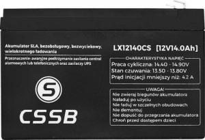 CSSB Akumulator żelowy CSSB 12V 14Ah 2