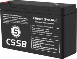 CSSB Akumulator żelowy 6V 15Ah (LX6150CS) 1