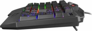 Fury Klawiatura gamingowa podświetlana FURY SKYRAIDER głośniki mata mysz dla graczy 4