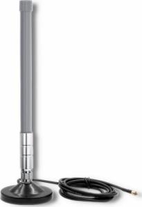 Antena Qoltec Antena z włókna szklanego LoRa 5.8 dBi Qoltec 50 cm zewnętrzna IP67 + magnetyczna podstawa z kablem 2m 1