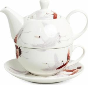 Royal Tea Zestaw do herbaty Tea For One, porcelanowy Żurawie 400ml - Royal Tea 1