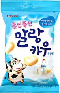 Lotte Miękkie cukierki Malang Cow o smaku skondensowanego mleka 63g - LOTTE 1