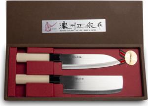 Satake Zestaw 2 noży japońskich Houcho - Santoku + Nakiri - Satake Cutlery 1