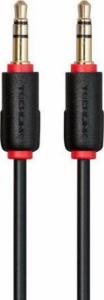 Kabel Techlink Jack 3.5mm - Jack 3.5mm 1.5m czarny 1