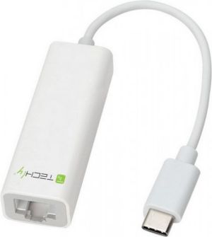 Karta sieciowa Techly USB - RJ-45 Biały (66255) 1
