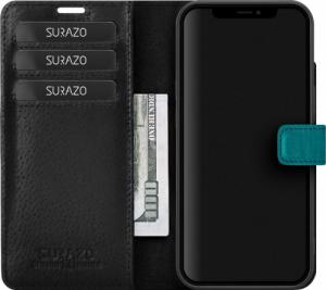 Surazo Wallet case - Turkus - Łapa Czarna Samsung Galaxy A32 4G 2