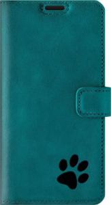 Surazo Wallet case - Turkus - Łapa Czarna Samsung Galaxy A32 4G 6